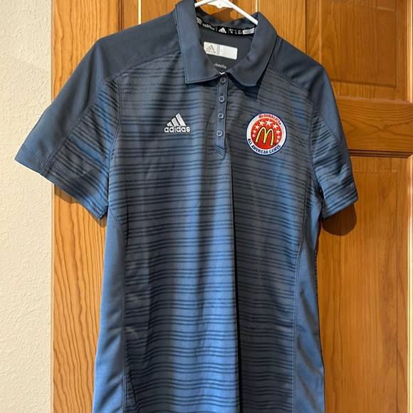 adidas Tops - Adidas McDonald’s All American Games dry fit climate polo shirt